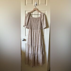 Polygram Floral Dress